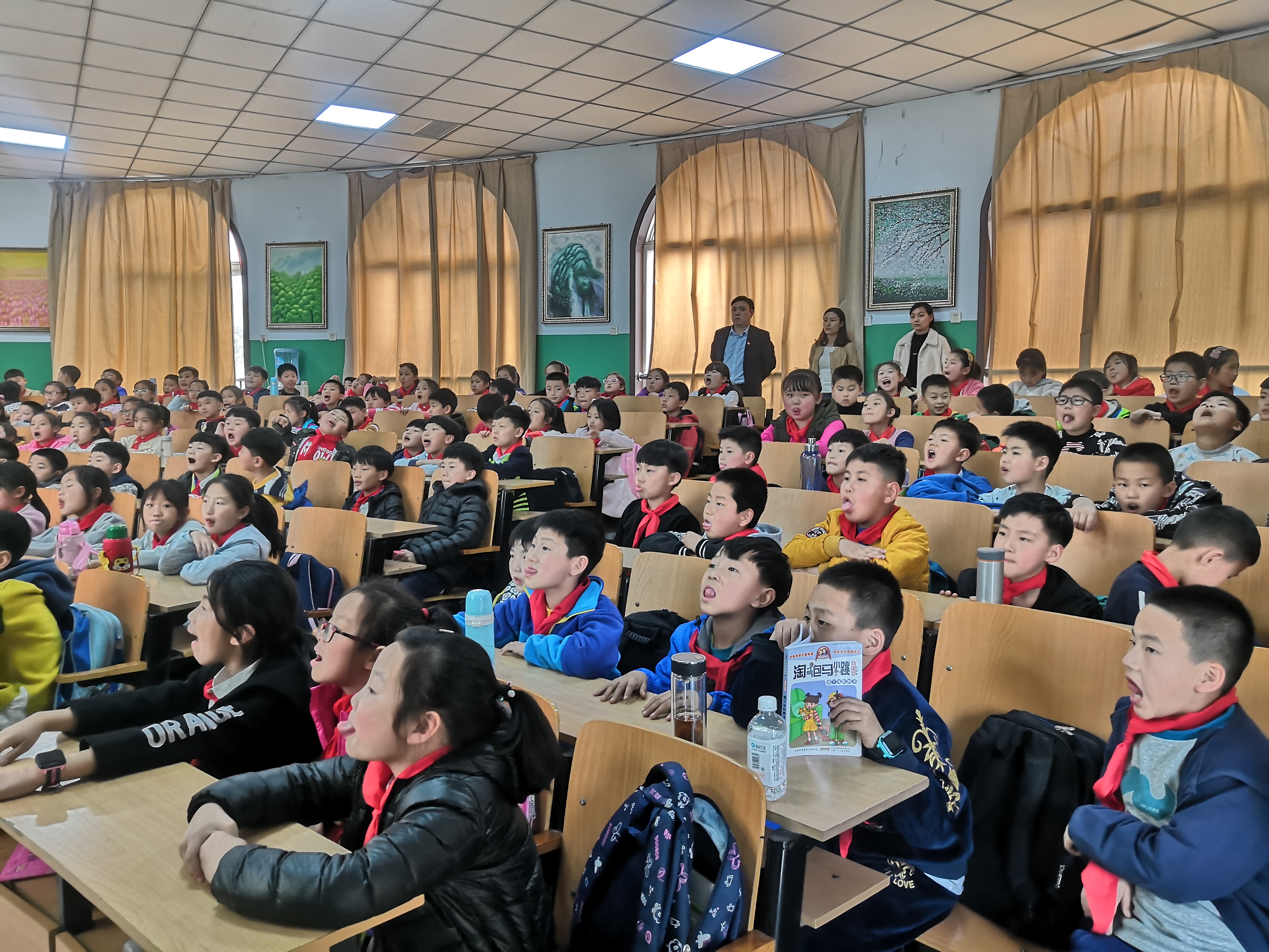 "经典诵读进校园" 走进鹤壁市福田小学,让孩子们感受朗读的魅力